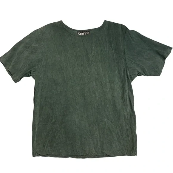 Karen Kane green blouse - Picture 1 of 4